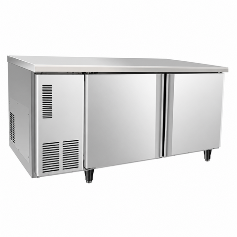 Air Cooling Counter Refrigerator without Center Beam