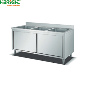 Double Sinks Washing Cabinet