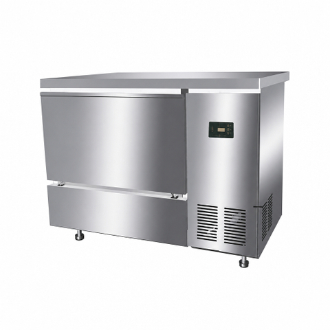 Water Cooled Cube Ice Maker Worktop Commercial Self-contained 220V