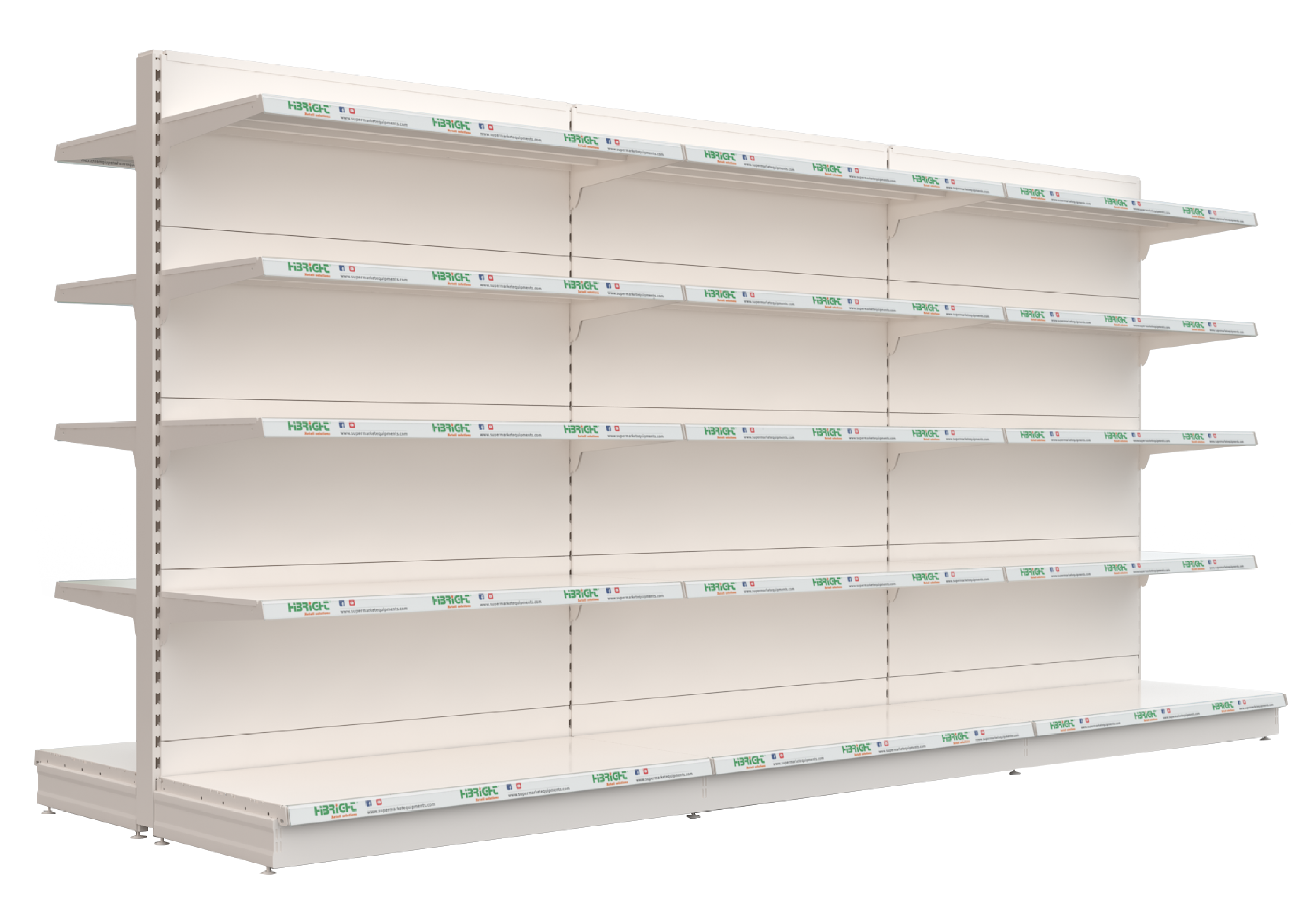 European Style Gondola Shelving