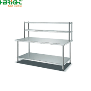 Double-deck Worktable with Upper Frame