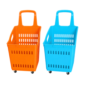 Roller Shopping Basket for Grocery