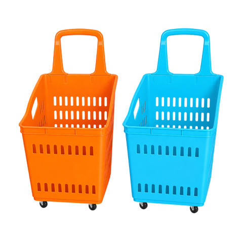 Roller Shopping Basket for Grocery