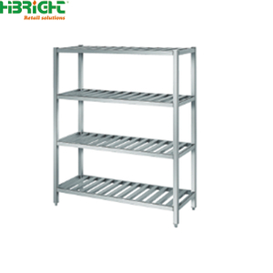 Square Leg Sparse Four-Storey Vegetable Rack