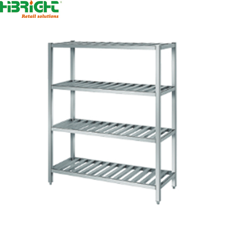 Square Leg Sparse Four-Storey Vegetable Rack